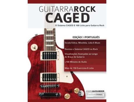 Livro Guitarra Rock Caged De Mr Joseph Alexander (português)
