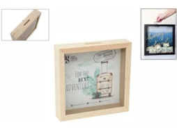 Quadro Mealheiro LG (Madeira - Multicor - 25 x 4 x 25)