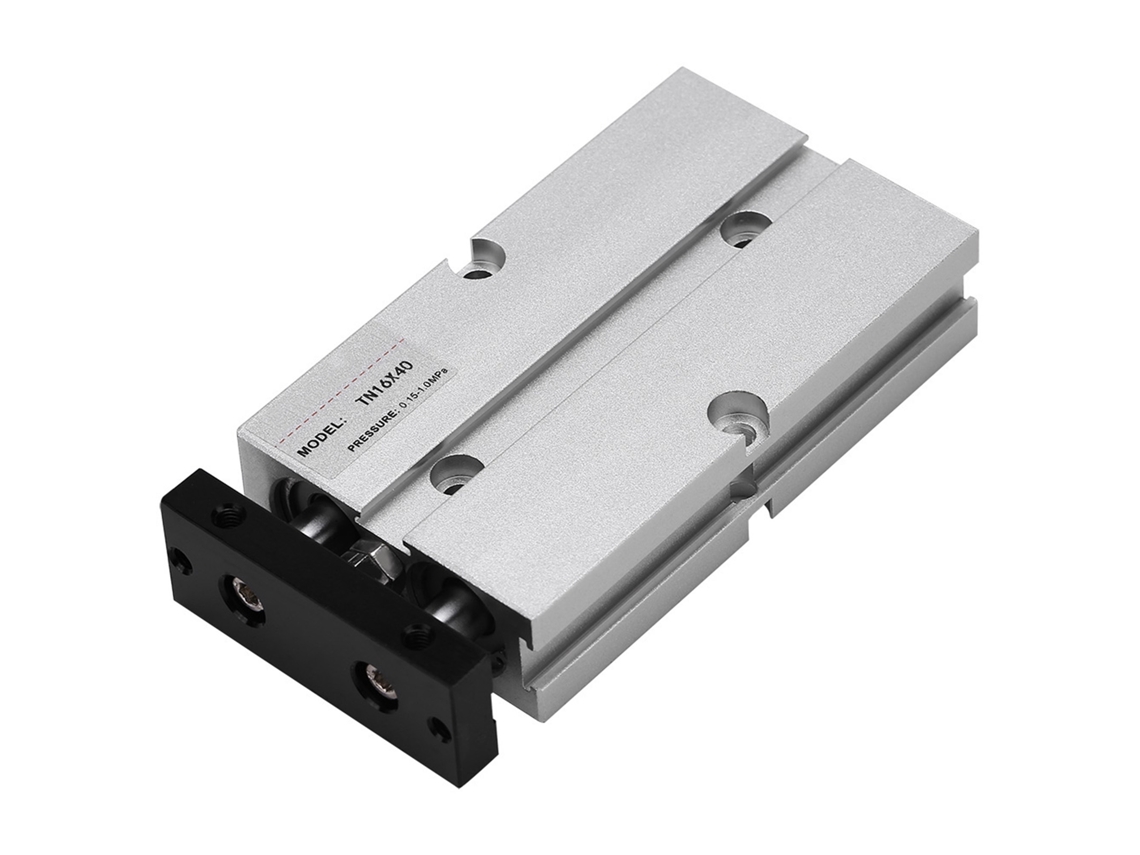 Cilindro Pneumático De Alumínio De 16mm Com 40mm De Curso