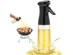 Spray de Óleo de Cozinha em Vidro 200ml Dispenser Mister para Air Fryer, Salada, Churrasco