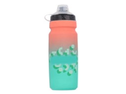 Garrafa de Ciclismo 750ml Pp Segura com Tampa Laranja Verde