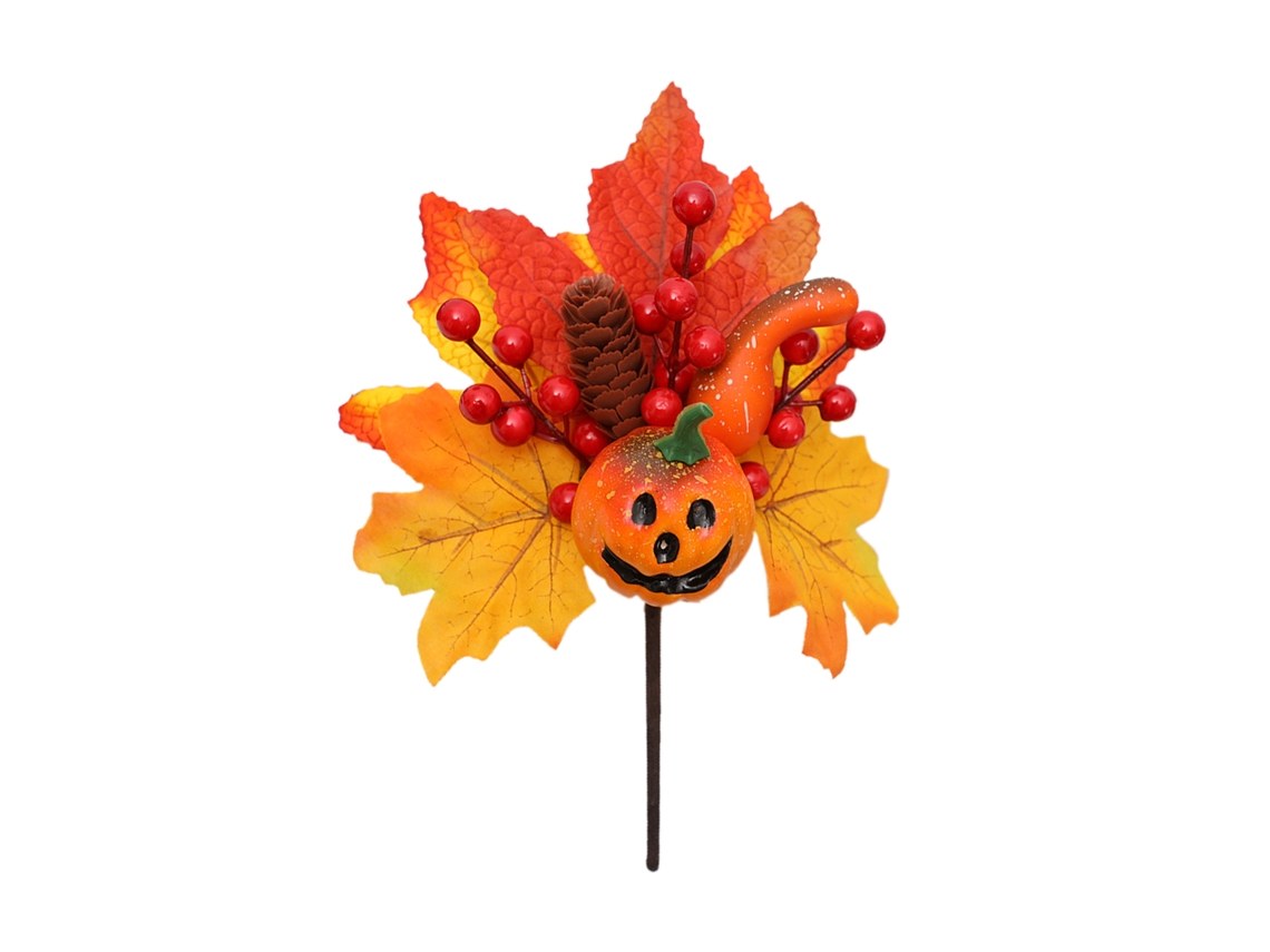 Decoração Halloween Guerra De Folhas De Açúcar Adornos Outono