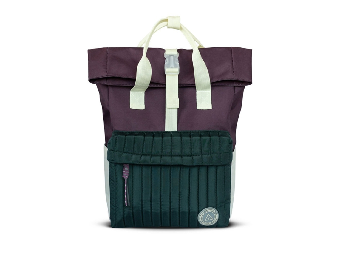 Mochila Escolar STAPLES Authentic, Tecido Rpet, 280 X 430 X 140 Mm, Bordeaux e Verde Staples