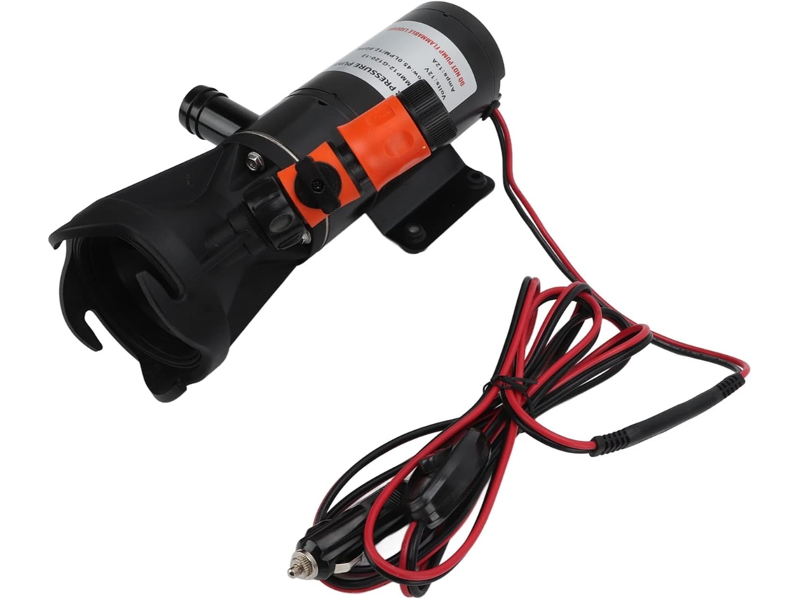Bomba Trituradora De Resíduos Para Rv, 12v, 45lpm, Com Entrada De 3 Polegadas E Saída De 1 Polegada.
