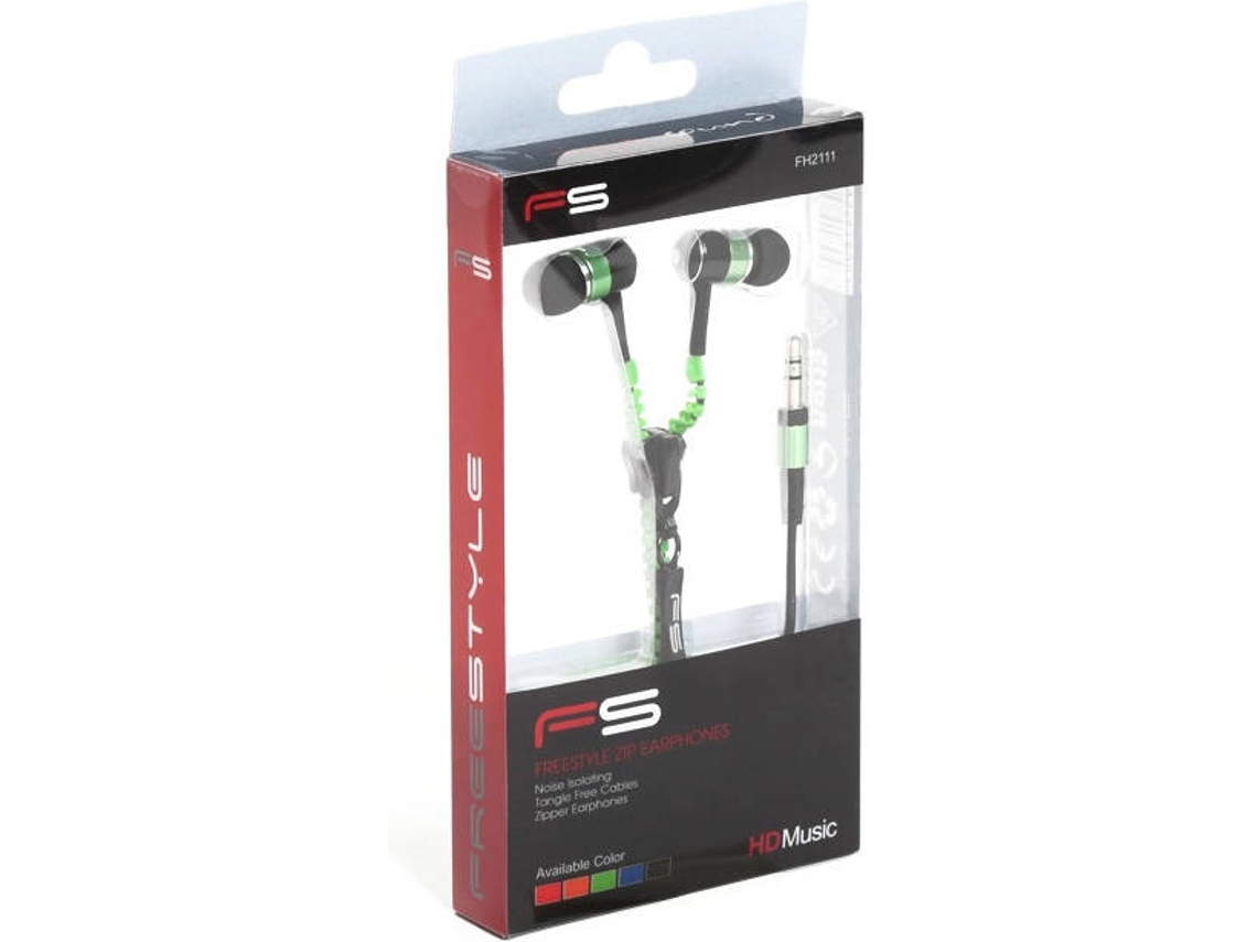 Auriculares com Fio PLATINET FH2111G (In Ear - MicroAuriculares - Verde)