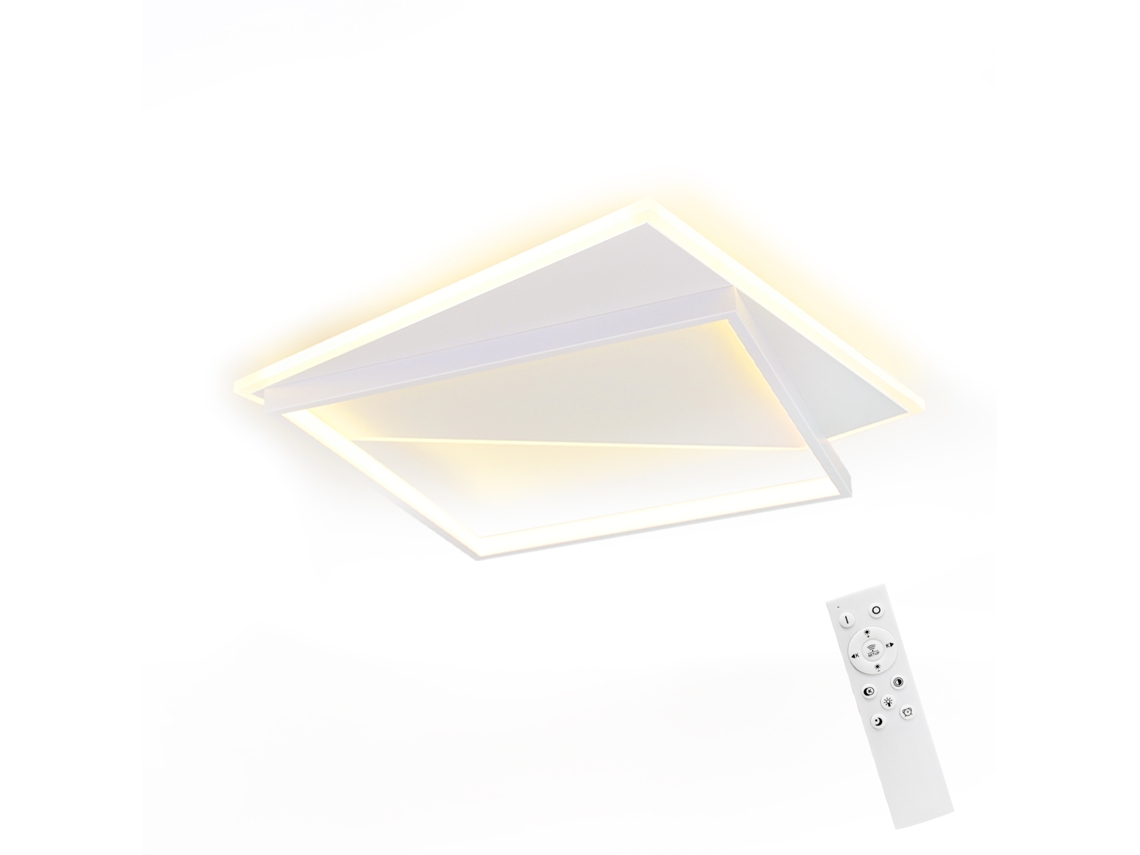 Nettlife Conduziu A Luz De Teto 40 W Lâmpadas Modernas Sala Estar Quarto Regulável Com Controlo Remoto Branco Designer Lâmpada Cozinha Para Corredor
