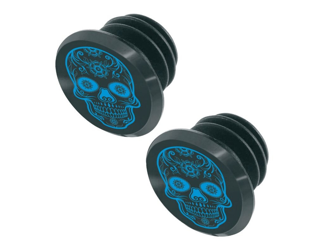 Conjunto de 2 tampas de guiador GIST Switch Skull