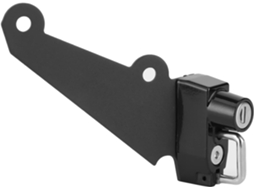 Wakects Kit De Verrouillage Casque Moto Em Alliage Alumínio Com 2 Clés, Suporte Pédale Passager Arrière 4,5