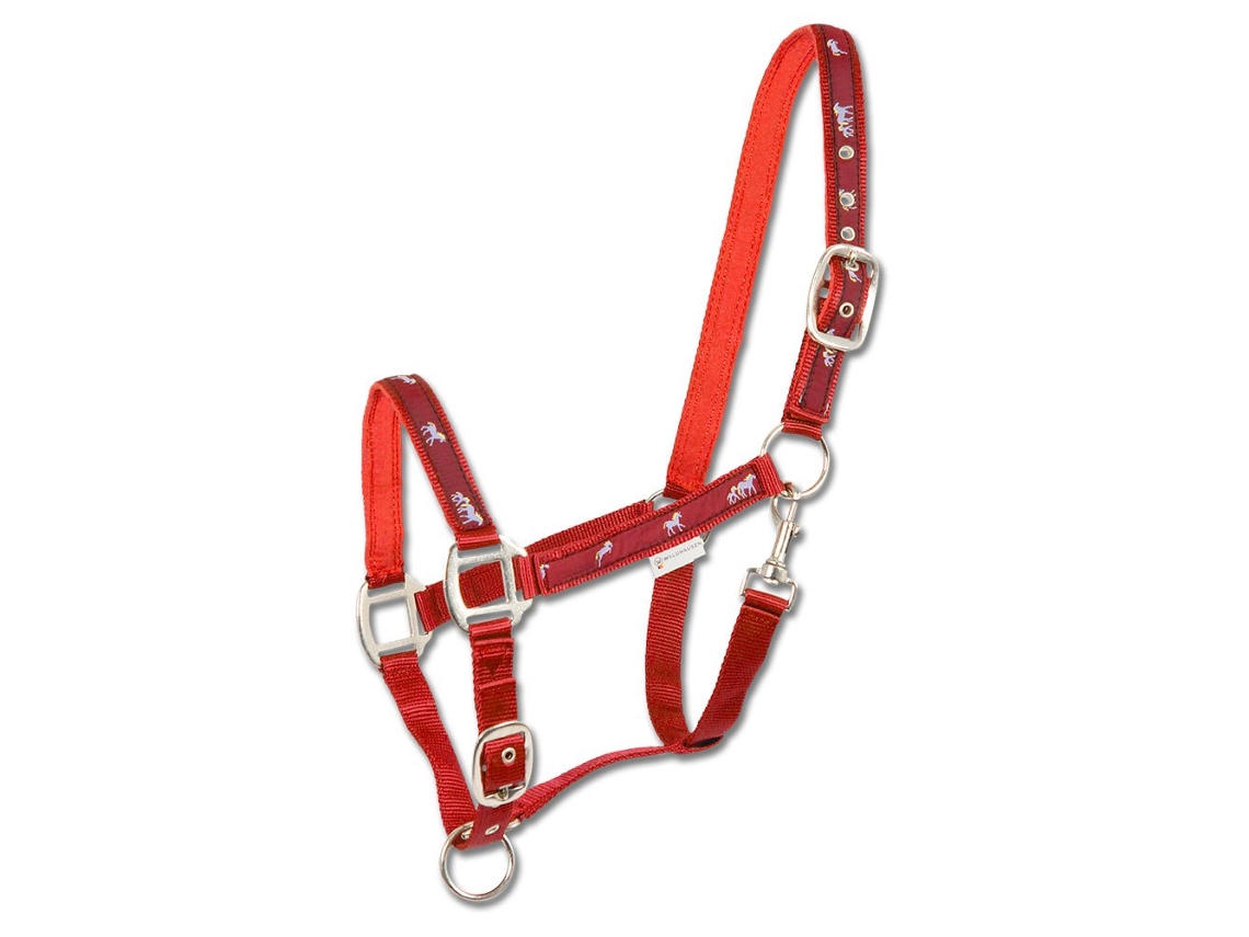 Cabeçada Horsemotif Vermelho Cobwaldhausen