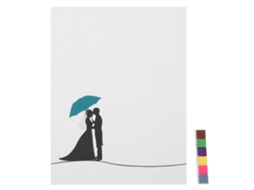 Pintura Inovadora De Assinatura De Convidado Com Impressão Digital Diy Para Cerimônia De Casamento, Aniversário E Festa