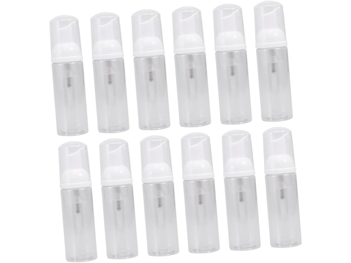 Frascos De Plástico Pet Vazios De 50 Ml Com Bomba Dosadora, Frascos Dispensadores Para Viagem.