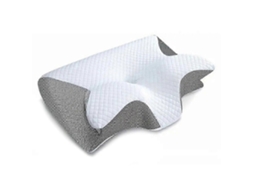 Lurelia Rolo Cervical Em Espuma Viscoelástica, Apoio Para Pescoço, Cinza Escuro, 63 X 37 X 14 Cm