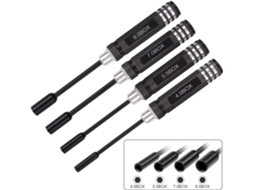 Conjunto De 4 Chaves De Fenda, Incluindo Chaves Allen De 4, 0/5, 5/7, 0/8, 0 Mm, Adequadas Para Uso Em Diversas Situações