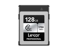 Cartão Lexar Pro Cfexpress 128 Gb Tipo B Série Prata 1750r/1300w Mb/s