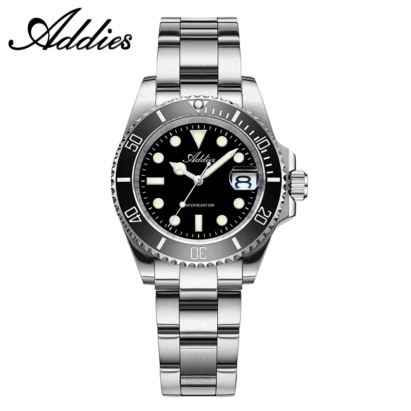 Relógio De Pulso De Quartzo Para Casal De Executivos (preto), 36 Mm, Luminoso, Resistente À Água Até 50 M.