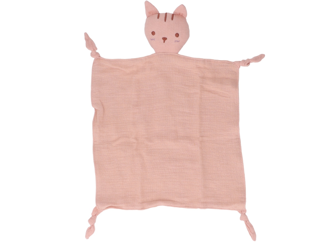 Manta De Aconchego Animal Snuggler Lovey Gato Boneco Suave Para Bebês E Crianças Neutro Gênero Rosa
