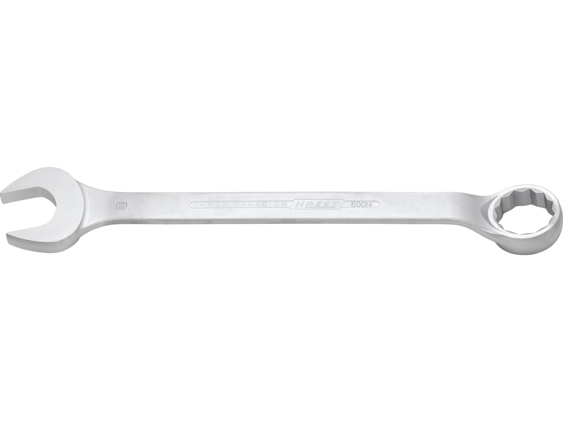 Chave combinada HAZET 600N-65: perfil hexagonal exterior duplo 65 mm