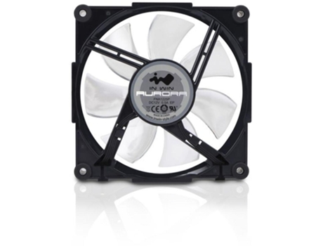 Pack 3 VENTOINHA IN WIN AURORA RGB/LED 120x120x25mm PRETO/BRANCO C/CONTROLLER