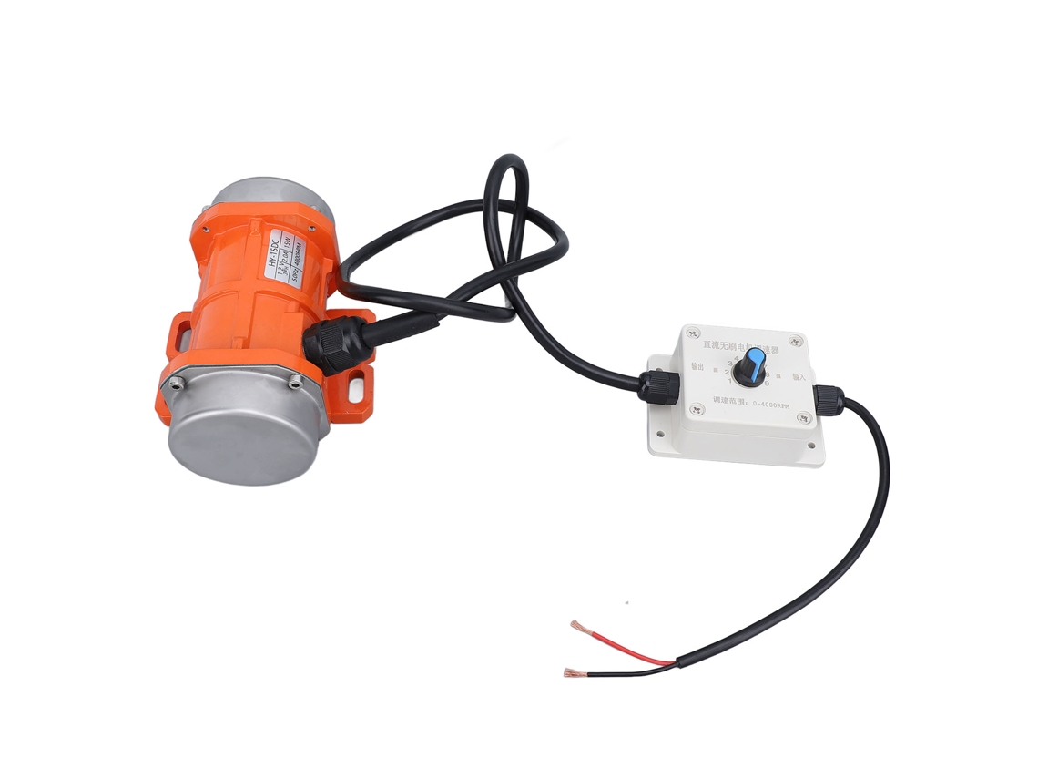 Motor vibratório elétrico dc 12v 4000rpm sem escova com controlador de velocidade ip65 para concreto | S/MARCA
