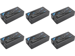 Extensor Poe 6x de 2 Portas 10/100mbps com Entrada/saída Padrão Ieee 802.3af para Câmeras Ip SFUSHOS