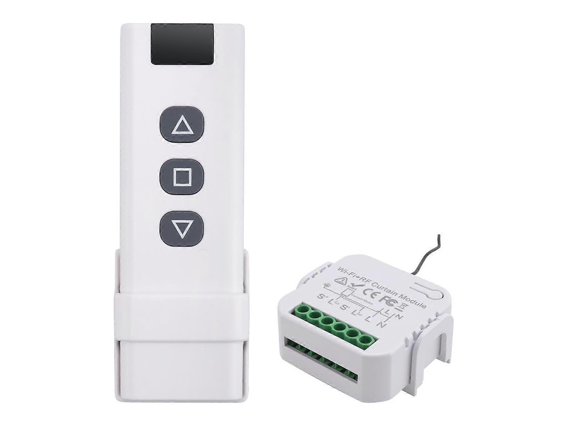 Lurelia Interruptor De Persiana De Rolo Tuya Smart Life Wi-fi 433 Mhz Com Comando Remoto Rf Para Controlo De Persiana Elétrica, Perfeito