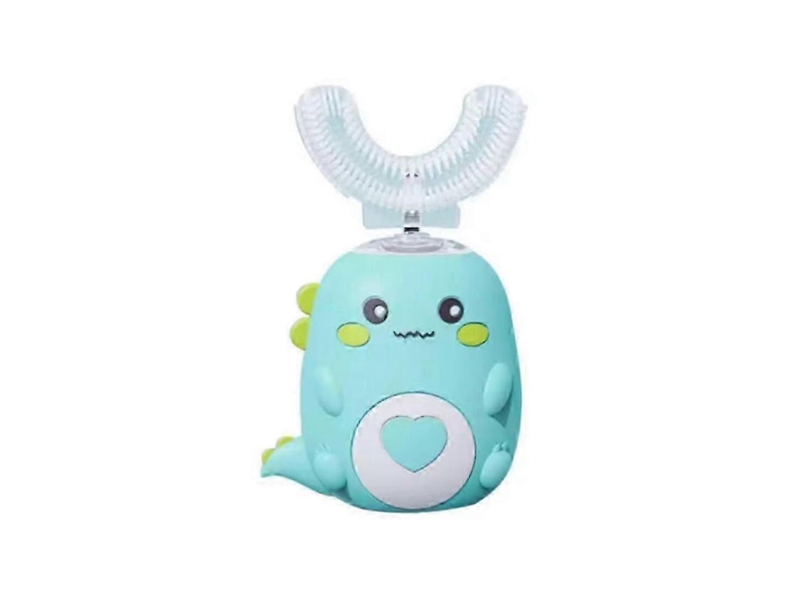 Escova de Dentes Infantil em Formato U, Ultrassônica Silicone com Rotação 360 ​​graus, Escov a Automática À Pr GOKOCO