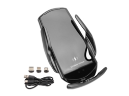 Carregador Sem Fio 15w Sensor Inteligente Preto