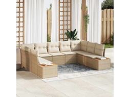 Vidaxl Conjunto De Sofá De Jardim 5 Unid. 9-número De Lugares