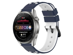 Pulseira De Silicone Poroso Bicolor De 22 Mm Para Huawei Watch 3 Pro