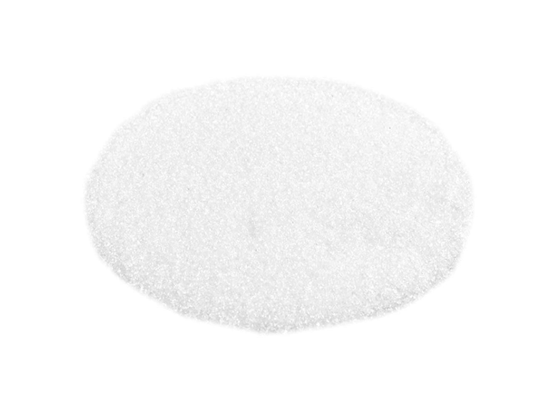 Rebe paquete de Açúcar Falso Artificial Granulado Branco para Decorar Bolo, Sobremesas e Projetos Diy 0,10x0,10x0,10cm Blanco