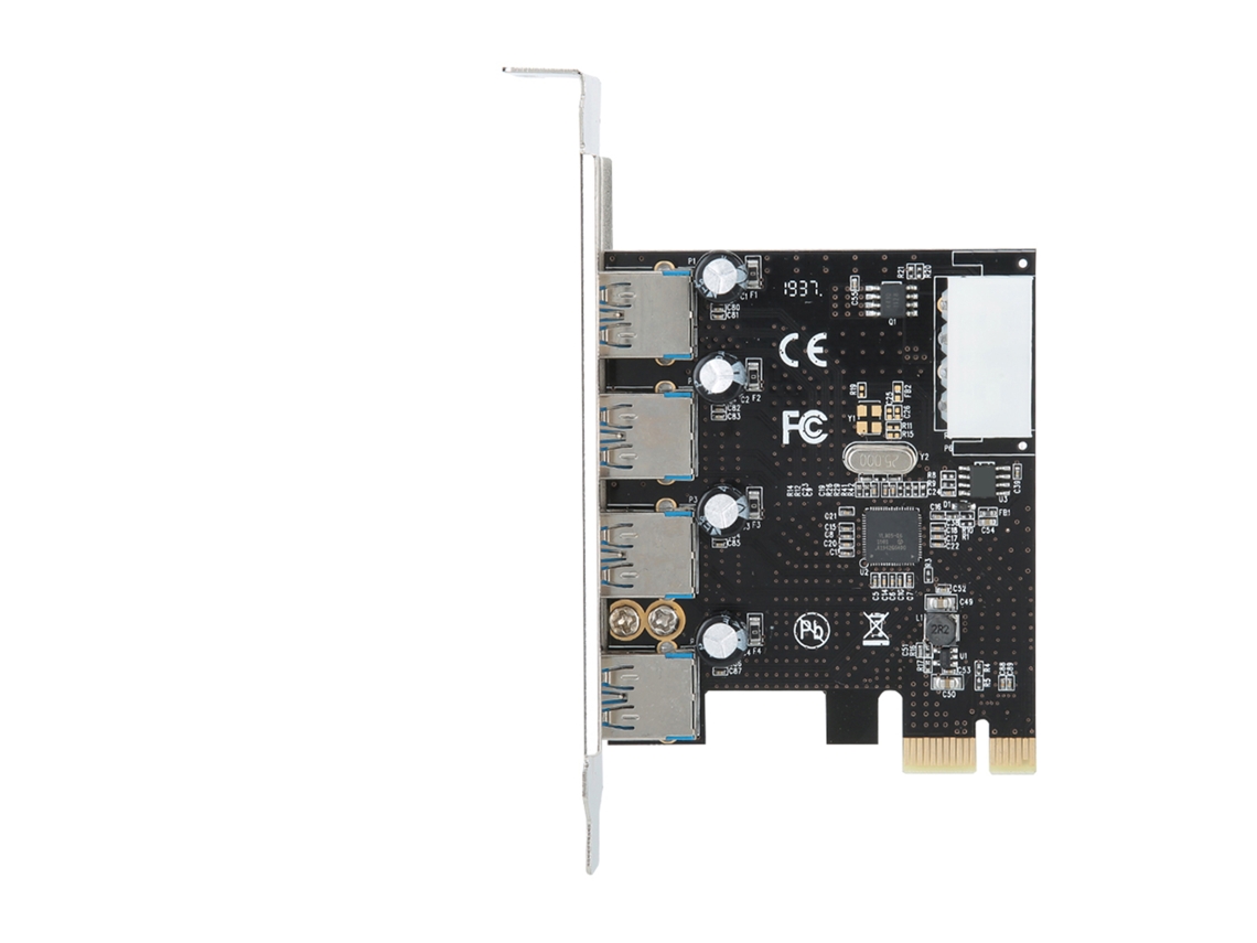 Placa Adaptadora Riser 4 Portas Pci E Para Usb3.0 Vl805 Para Windows Xp Vista 7 8