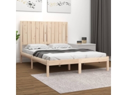 Cama Sem Colchão 120x200 Cm Madeira De Pinho Maciça