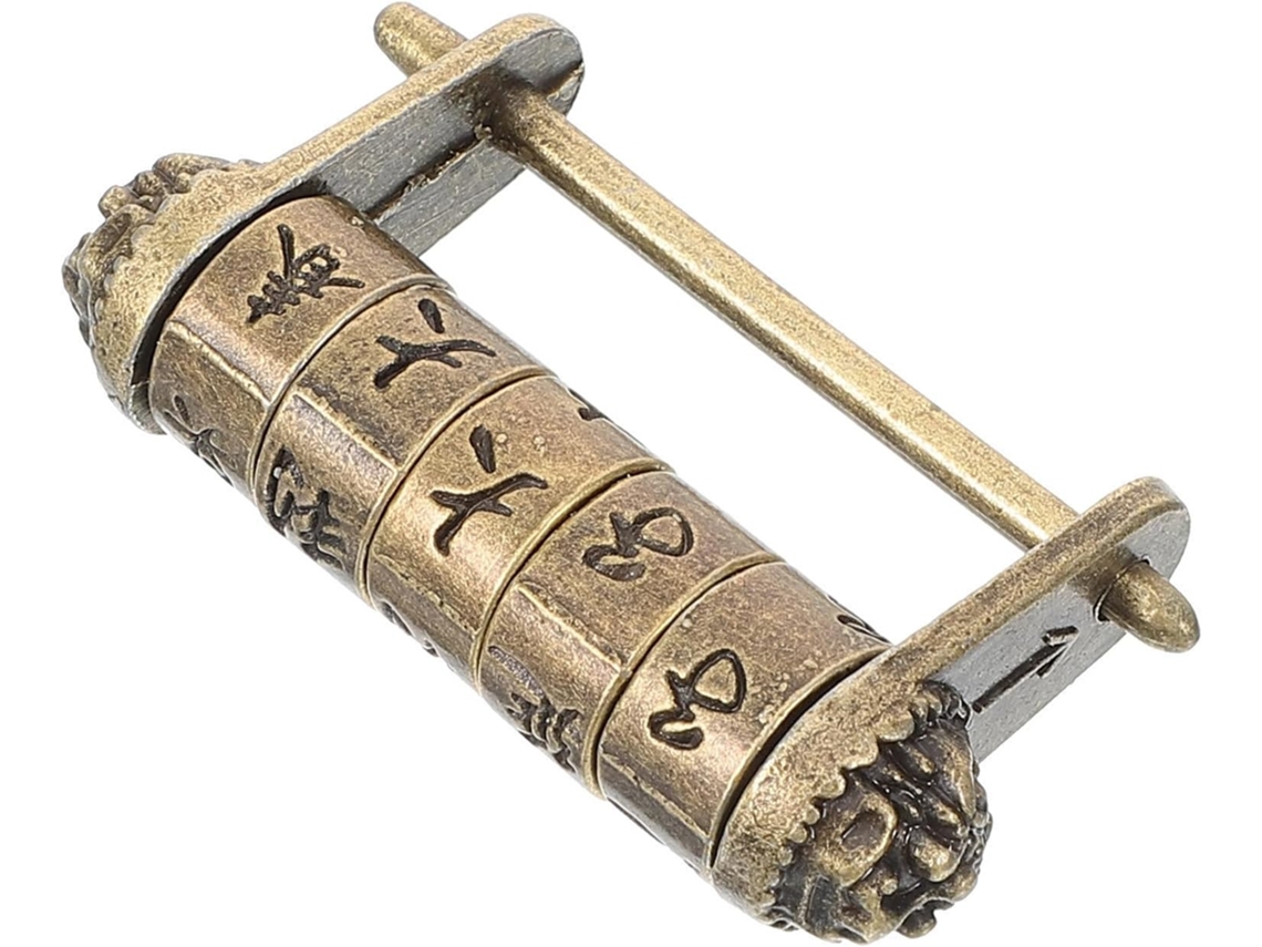 Fechadura De Combinação Vintage Ipetboom Em Liga Zinco, Estilo Clássico E Resistente À Ferrugem, Ideal Para Armários E