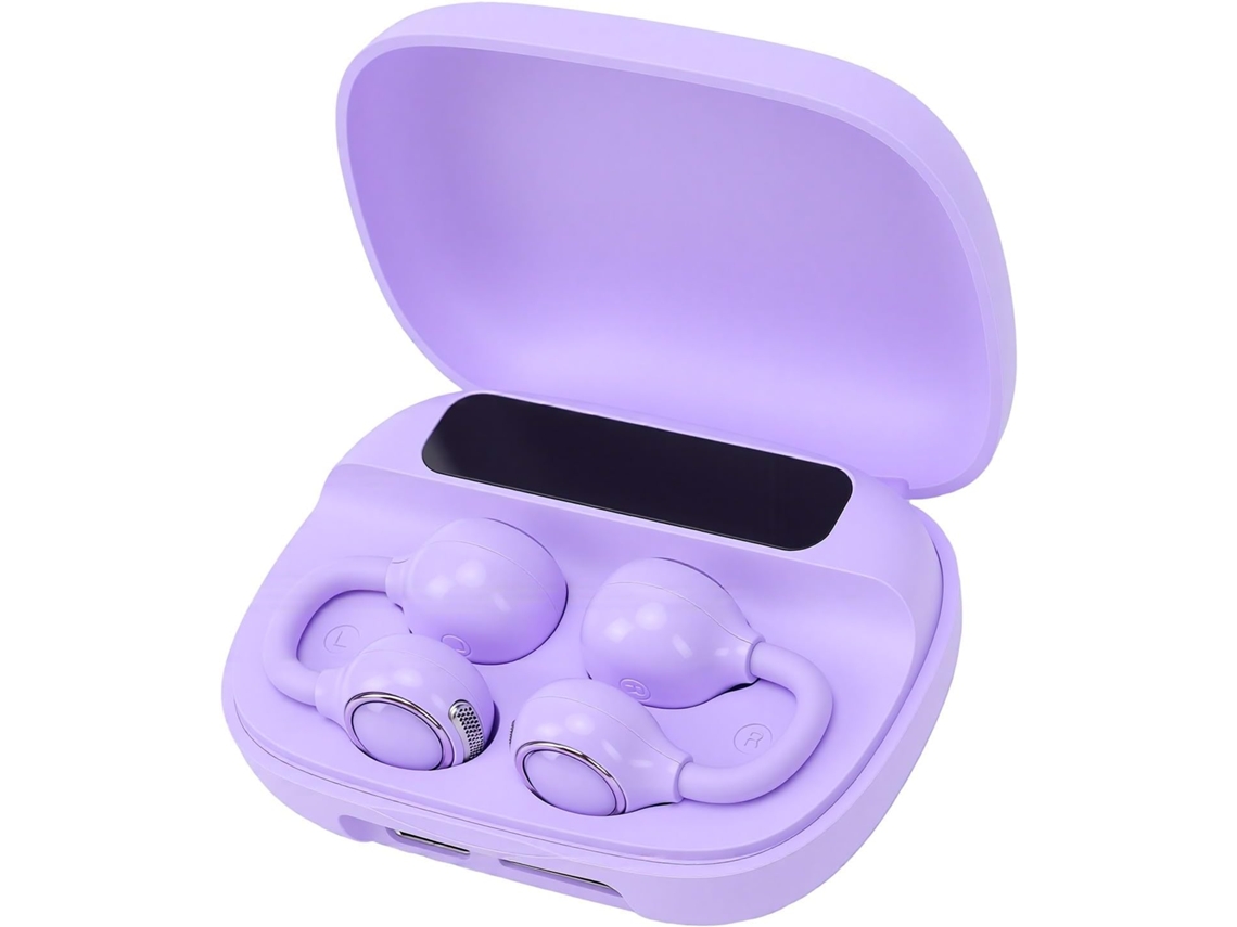 Fones De Ouvido Bluetooth Com Clipe, Som Surround 360° Sem Fio.