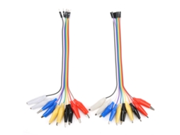 Awts cabo de Teste com Pinça Crocodilo para Cabo Ponte 20 Pinos Macho/fêmea 20cm para Breadboard