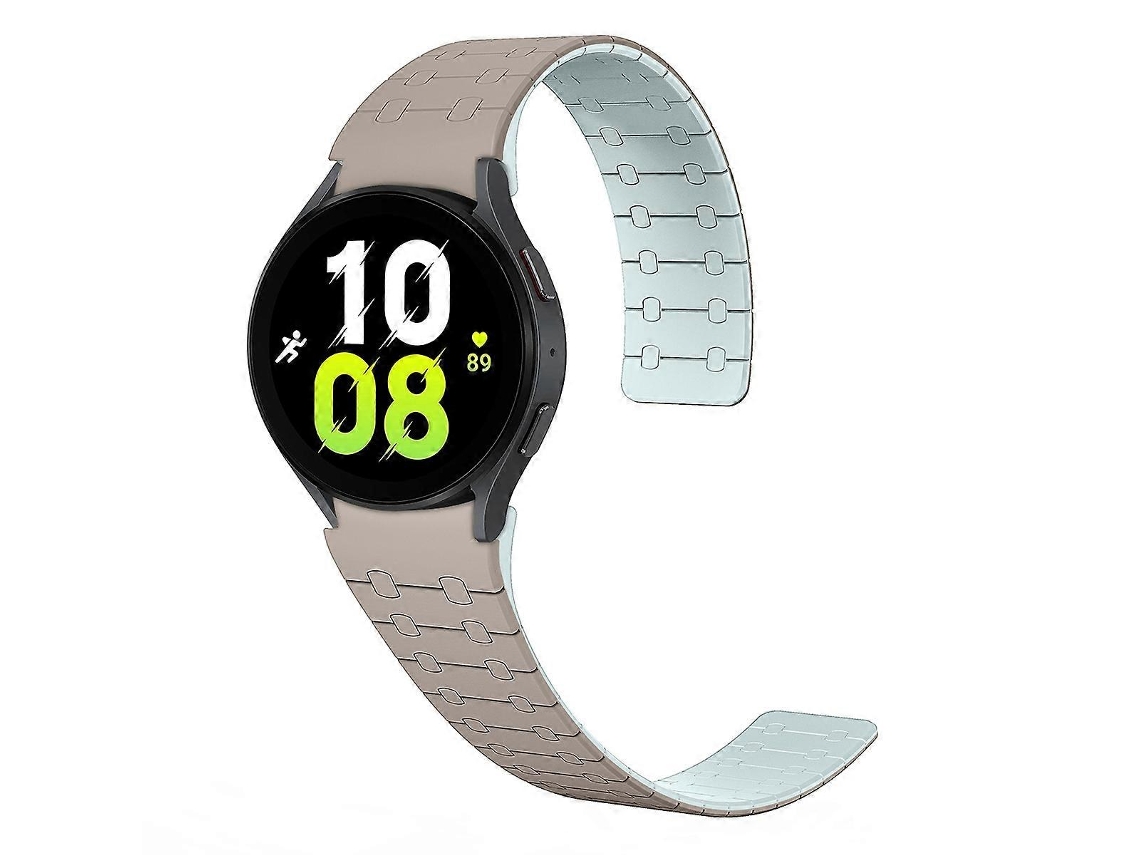 Pulseira Magnética De Silicone Bicolor Para Samsung Galaxy Watch 6/5/4