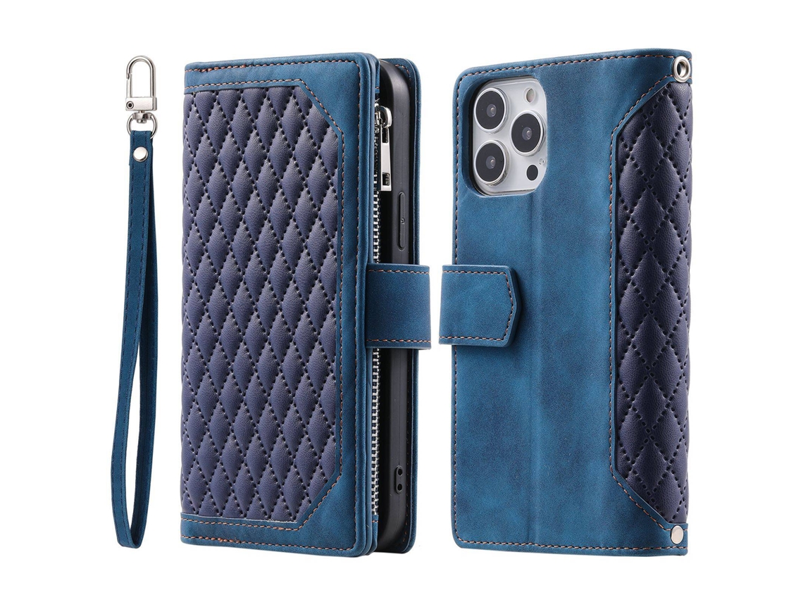 Funda para Telefone EOOCOO (proteção com Zíper Multifuncional)