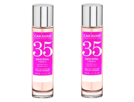 Conjunto de 2 Perfumes Femininos Nº35 150Ml CARAVAN