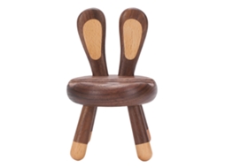 Suporte de Telefone LAXISCREED Cadeira de Noz Coelho Orelha Mini Madeira