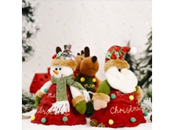 Laxiscreed Sacos De Natal Decorativos Em Forma De Árvore E Personagem Para Embrulho De Doces Criativos