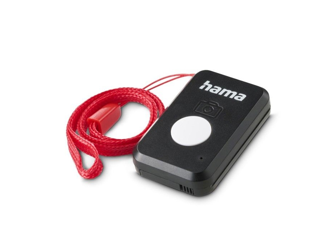 Disparador Bluetooth Hama Brs5 Vermelho Compatível Com Smartphone Ideal Para Selfie
