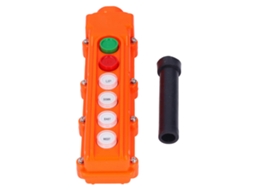 Controlador de Guindaste 6 Vias, Estação de Controle Remoto para Elevador, Interruptor 220v 500v BRILVIBERA