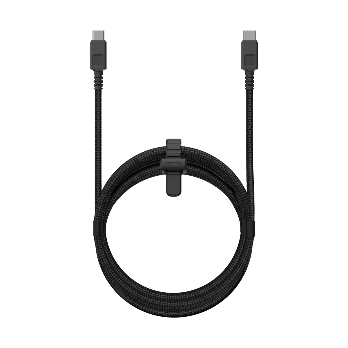Cabo Usb-c Para Usb-c 240w 3m De Carga Ultrarrápida E Resistente Preto