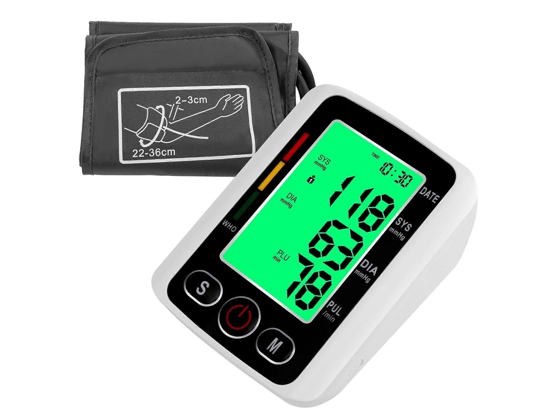 Monitor De Pressão Arterial Digital Automático De Braço, Monitor De Frequência Cardíaca, Memória Para 2x99 Leituras, Monitor De Pressão Arterial