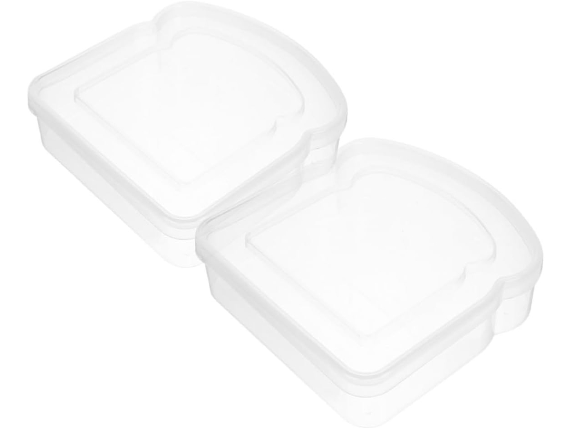 Conjunto De 2 Lancheiras, Com Vedação Hermética, Com Tampa, Para Lanches, Para Organização Doméstica Na Cozinha E Bancada