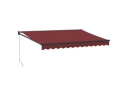 Retractable Awning, Retractable Awnings Vidaxl Vermelho Alumínio (3.5 X 2.5 M)