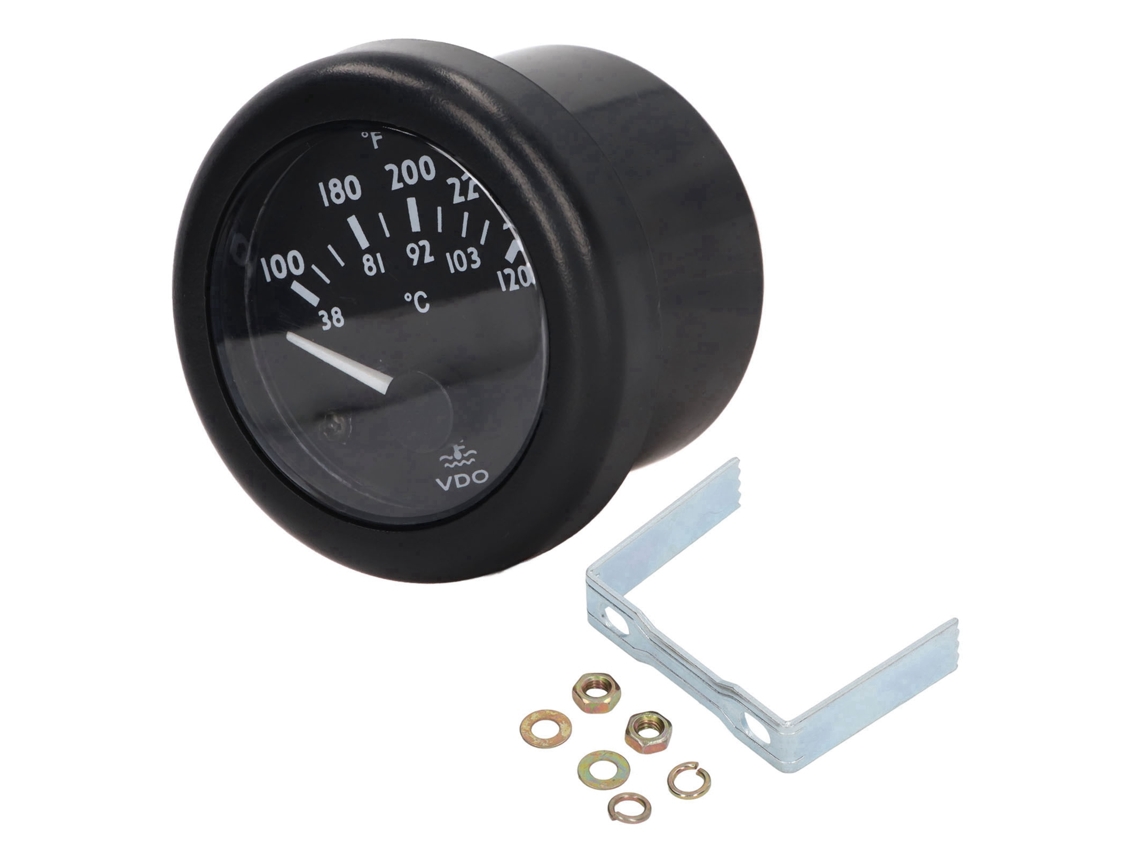 Medidor De Temperatura De Água De Gerador Tipo Ponteiro 52mm 12v Eletromagnético