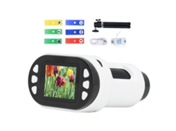 Microscópio Digital Portátil Para Crianças Bolso Com Câmera E Telescópio