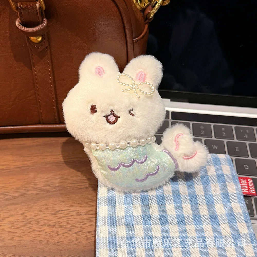 Chaveiro de Pelúcia de Sereia Fofa, Enfeite para Bolsa, Decoração para Chave de Carro MDUG (estilo 1)