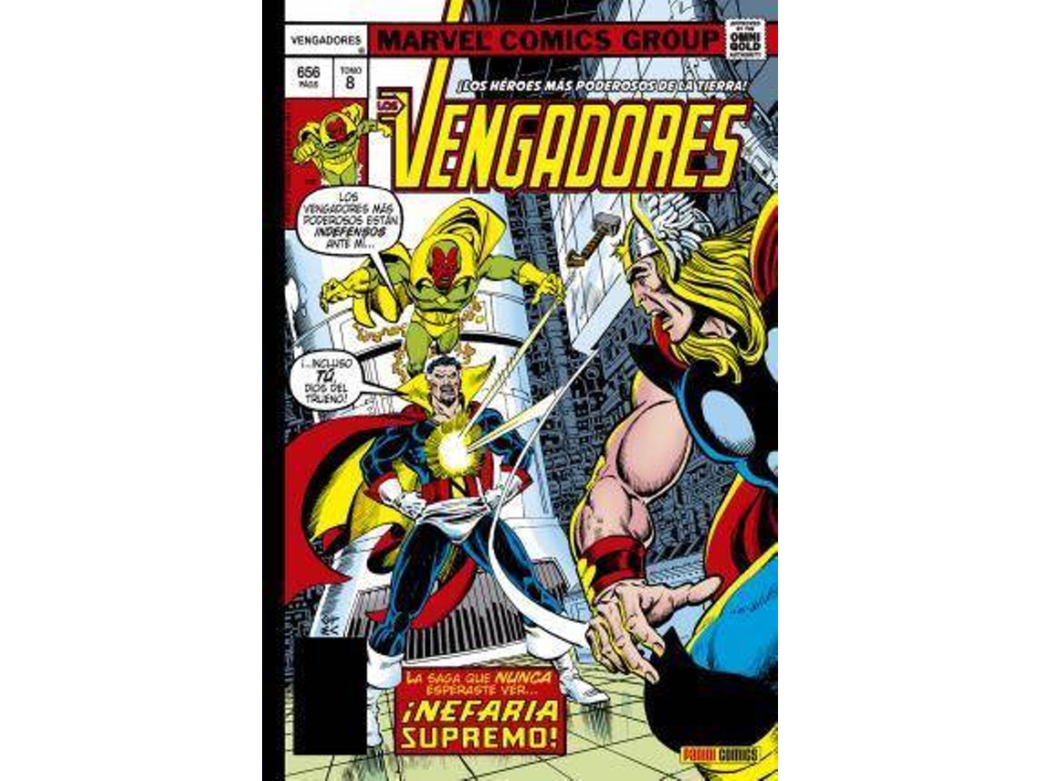 Livro Marvel Gold. Los Vengadores 8 de Shooter Jim/ Byrne John/ Perez George/ Wenzel (Espanhol)